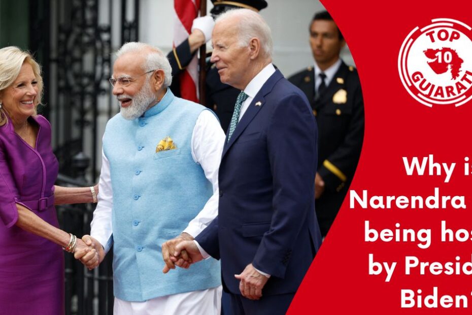 Why is Narendra Modi being hosted by President Biden