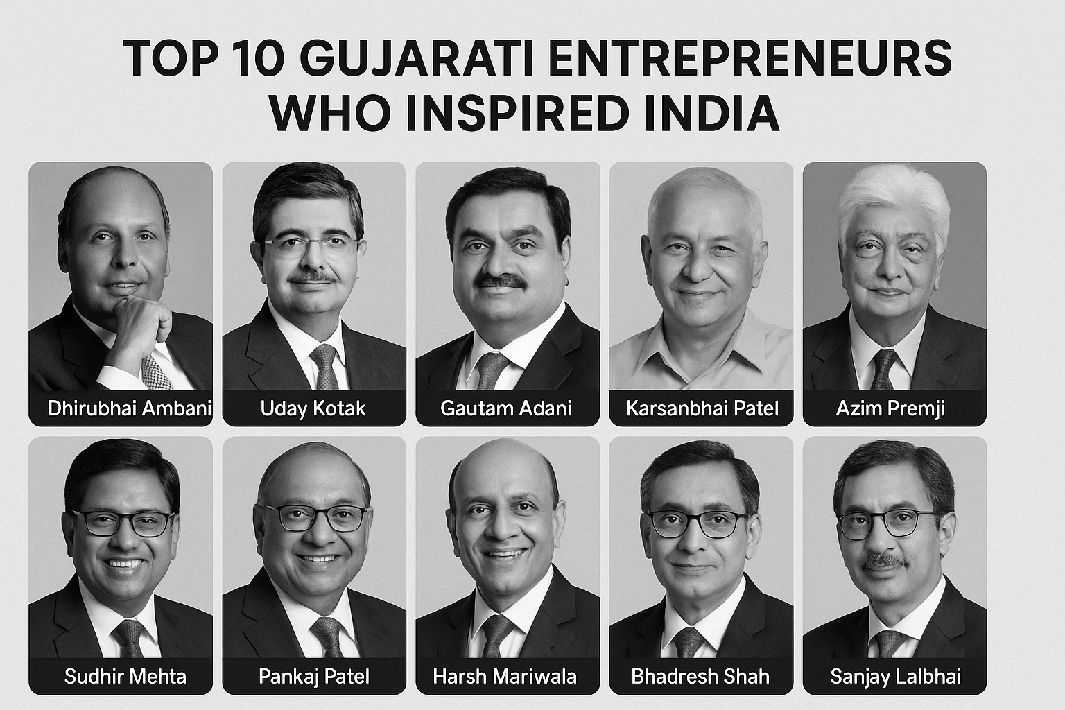 Top 10 Successful Gujarati Entrepreneurs